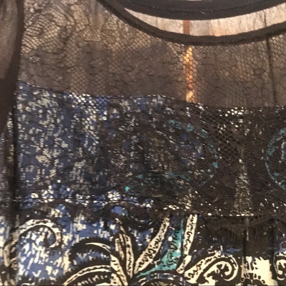 Black/ Blue Boho . Excellent Condition 🦋 - Picture 6 of 8